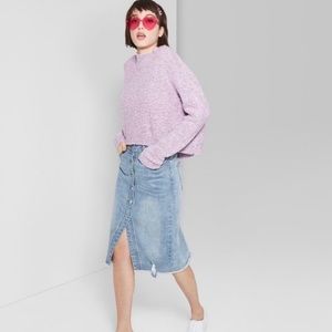 Wild Fable Midi Denim Skirt